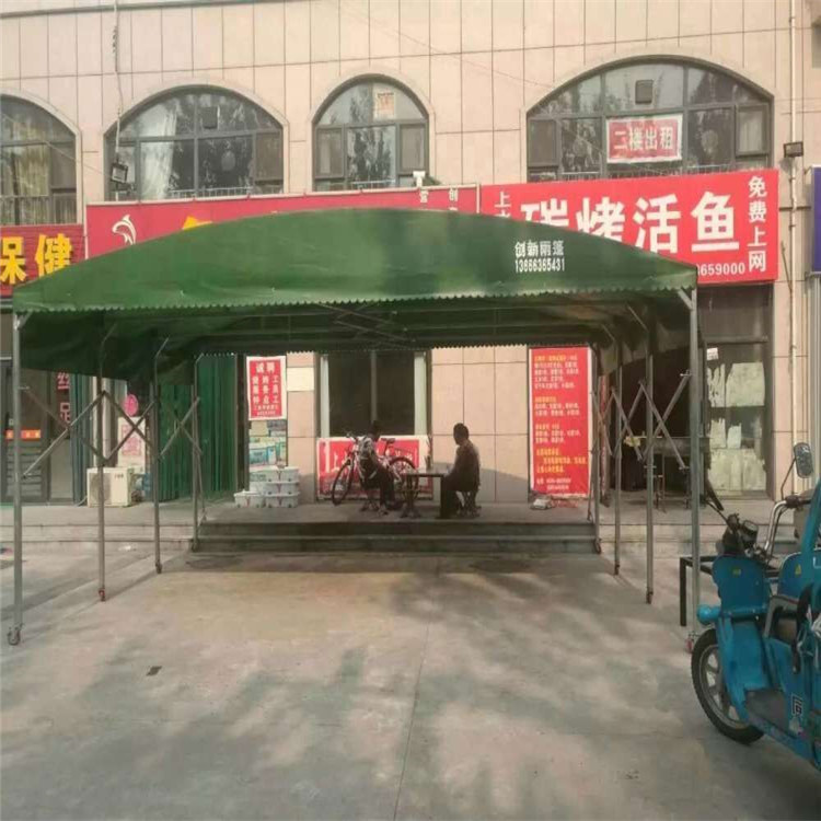 定制移动推拉篷 推拉帐篷 万鸿 物流棚 仓储棚 优质镀锌型材构成 坚固安全