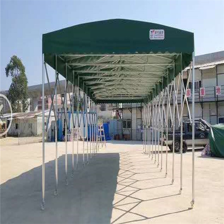 移动推拉蓬 活动伸缩雨棚 大排档活动蓬 仓储棚厂家定做
