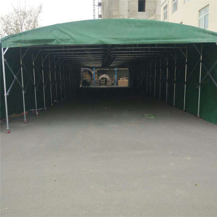 遮阳雨蓬厂家 工地推拉遮阳雨蓬 万鸿 推拉遮阳雨蓬货源直供