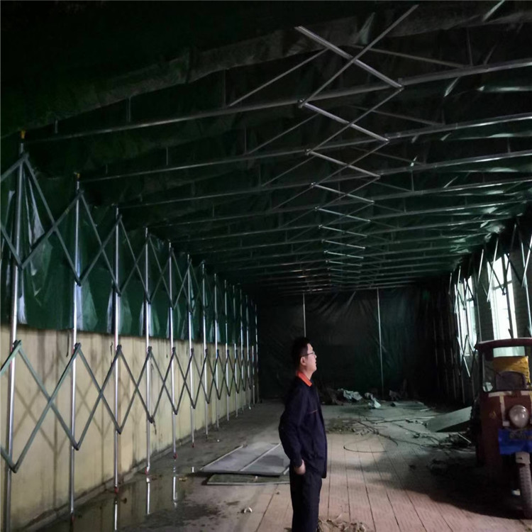 活动雨棚 汽车帆布雨棚 万鸿 大排档夜宵棚 烧烤棚