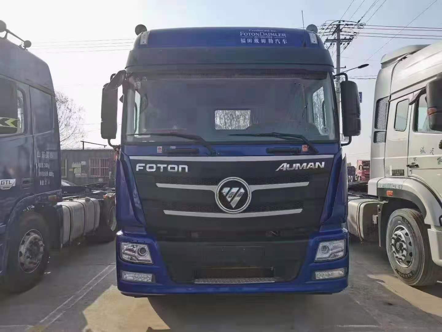 多台19年跑车欧曼GTL430马力。双驱轻体潍柴发动机，国五排放手续齐全