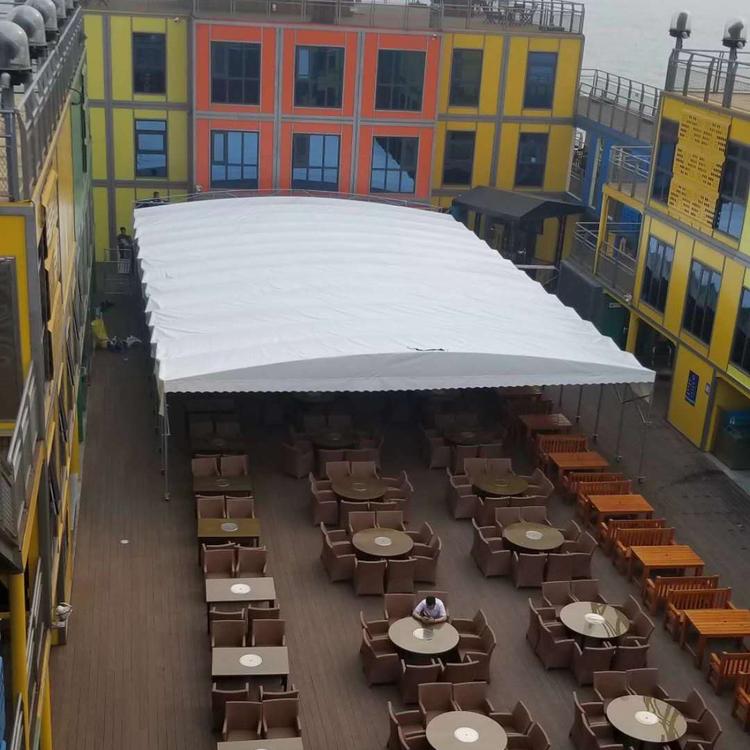 储藏室推拉雨篷   悬空电动遮阳雨蓬    私人汽车推拉雨棚   轩诚雨蓬厂家