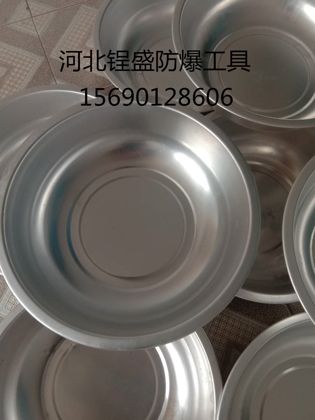 锃盛防爆盆大盆黄铜盆紫铜盆红铜盆纯铜防爆防磁防静电油库适用脸盆