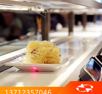 餐厅快速直送带运输带设备 餐点输送带食品运输带 自动化送餐设备加工订制