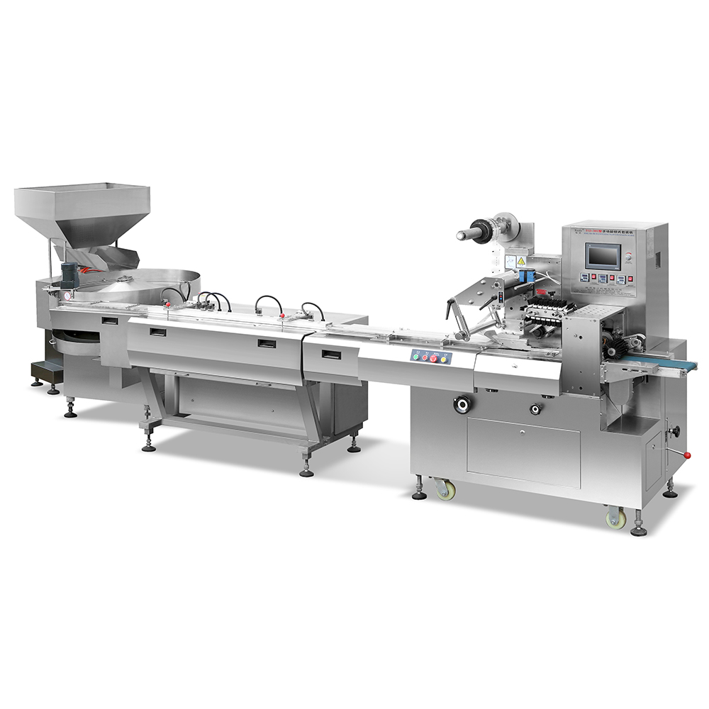 瑞达包装机 DXD-300 转盘式枕式包装机 振动盘式自动理料枕式包装机 理料线