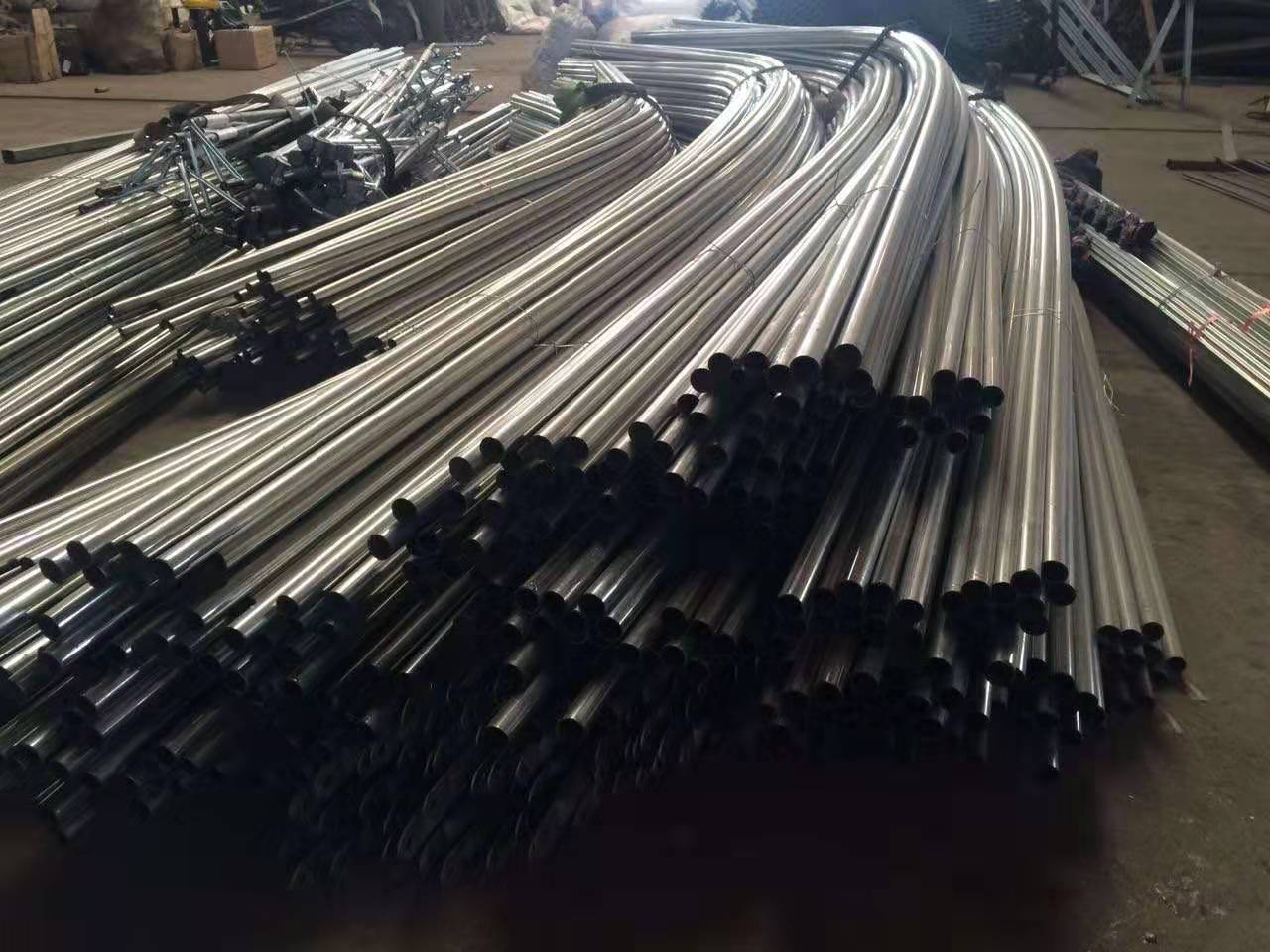 惠冠大棚配件插地小棚拱管 热镀锌大棚拱管供应 插地小棚拱管结实稳定