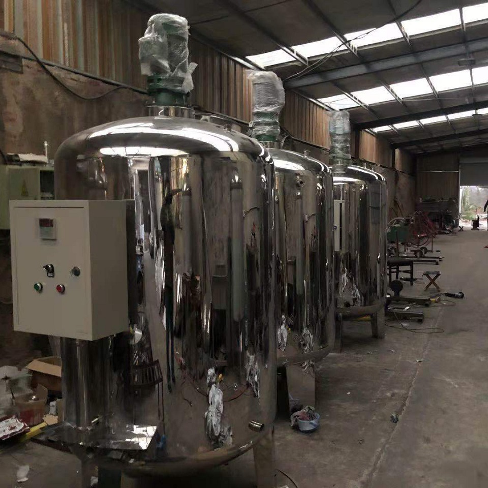 不锈钢电加热真空乳化罐 手工皂液体搅拌锅304  洗化用304不锈钢电加热真空乳化锅