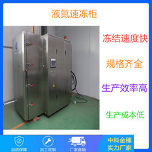 柜式海鲜低温速冻机 液氮速冻柜