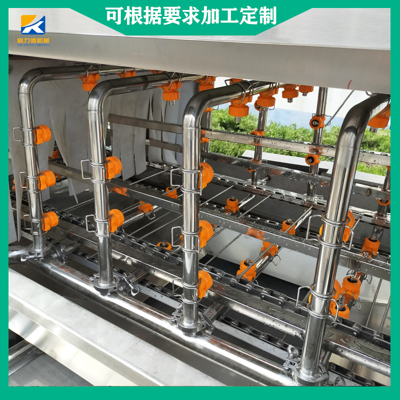 工业隧道式周转筐清洗机 商用周转箱清洗机 大型全自动喷淋洗筐机