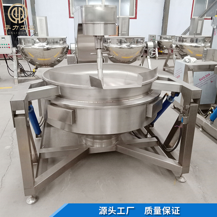 果酱行星搅拌炒锅 蛋炒饭料行星炒锅 麻辣烫底料炒料机