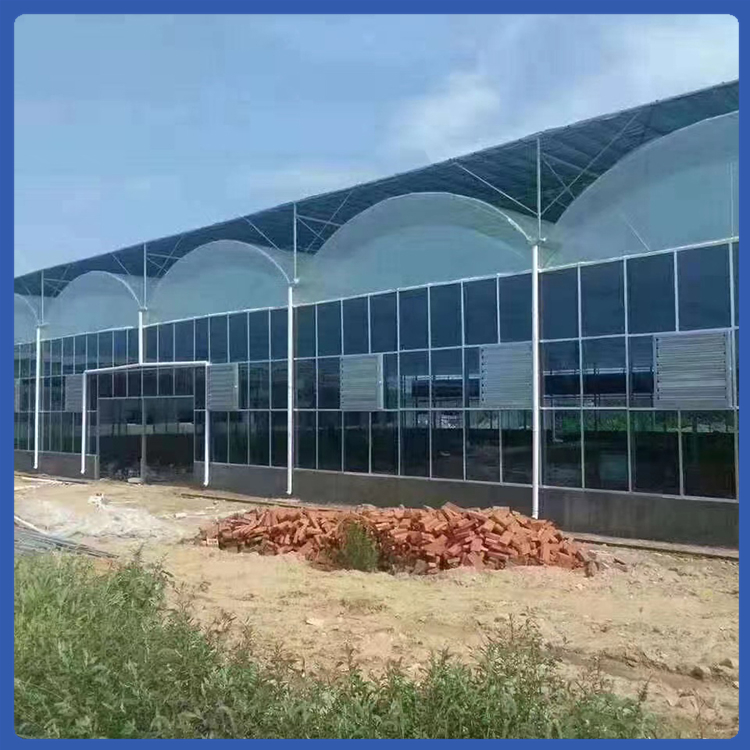 连栋智能玻璃温室 种蔬菜种花卉 耐用型温室