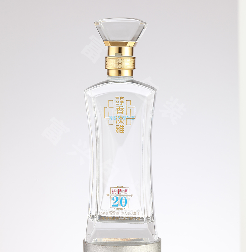 500ml晶白料红酒瓶  富兴酒类包装