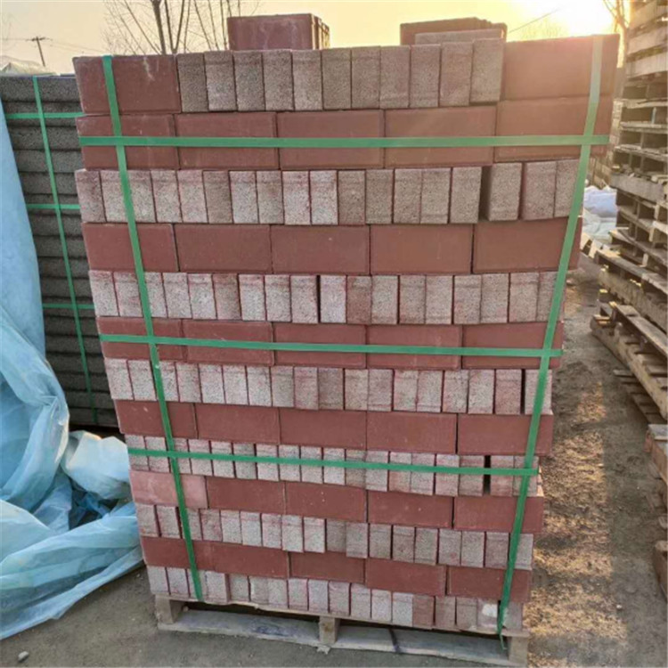 彩砖  透水砖 广场砖 山东彩砖供应