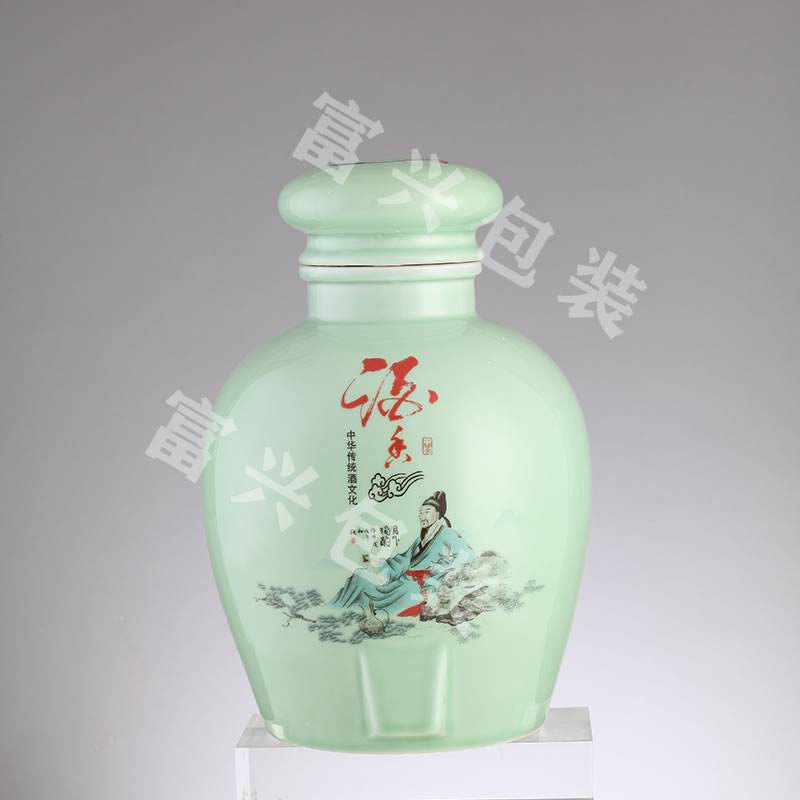  烤花喷涂酒瓶 郓城富兴酒类包装