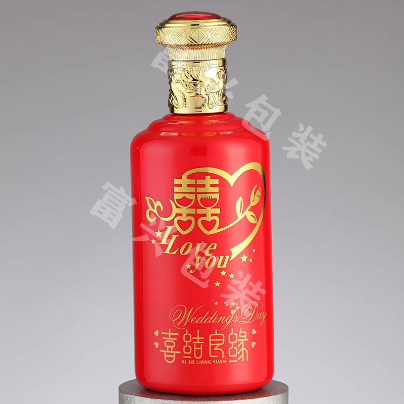 500ml白酒酒瓶 郓城富兴酒类包装
