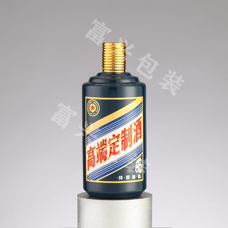 晶白料漂亮喷涂瓶 郓城富兴酒类包装