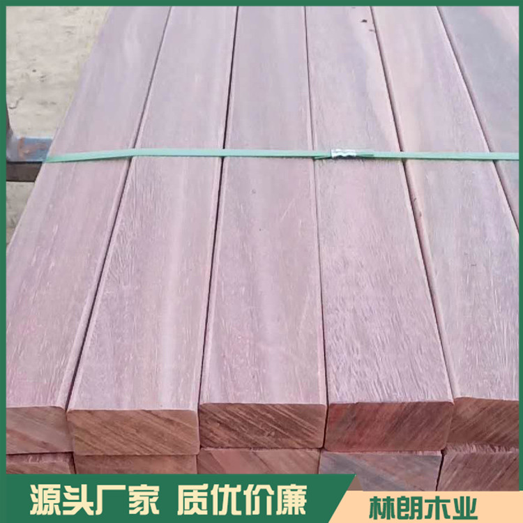 进口大径非洲菠萝格 河南菠萝格防腐木 源头厂家 林朗木业