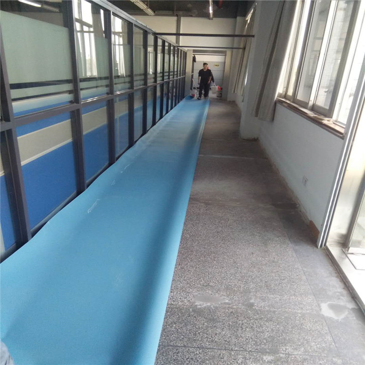 PVC地板施工队卷材塑胶地板厂家批发