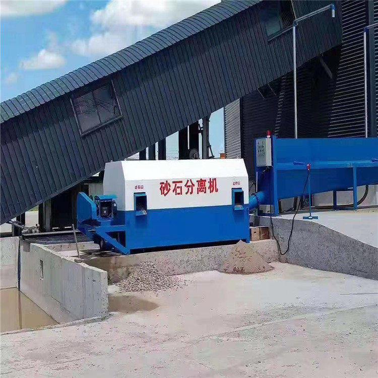 商砼搅拌站沙石分离机 振动式沙石分离机 混凝土搅拌站清洗罐车
