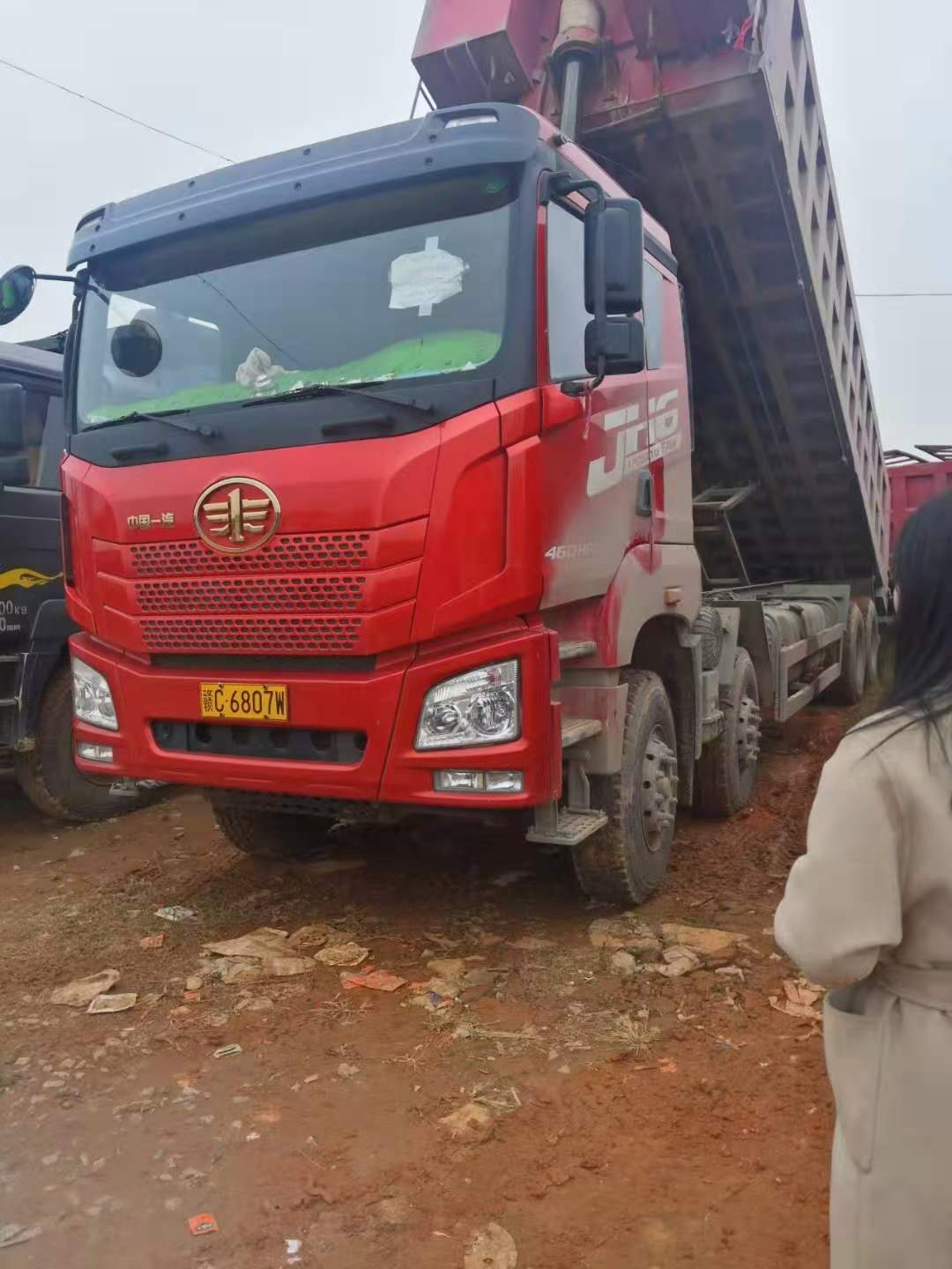二手自卸车 解放JH6前四后八 