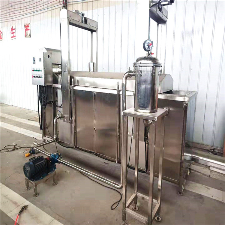 沙琪玛油炸流水线  多功能食品油炸生产流水线  多规格可选择