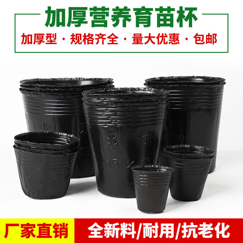 营养钵育苗杯树苗营养杯营养袋防老化育苗袋种植塑料育苗盆