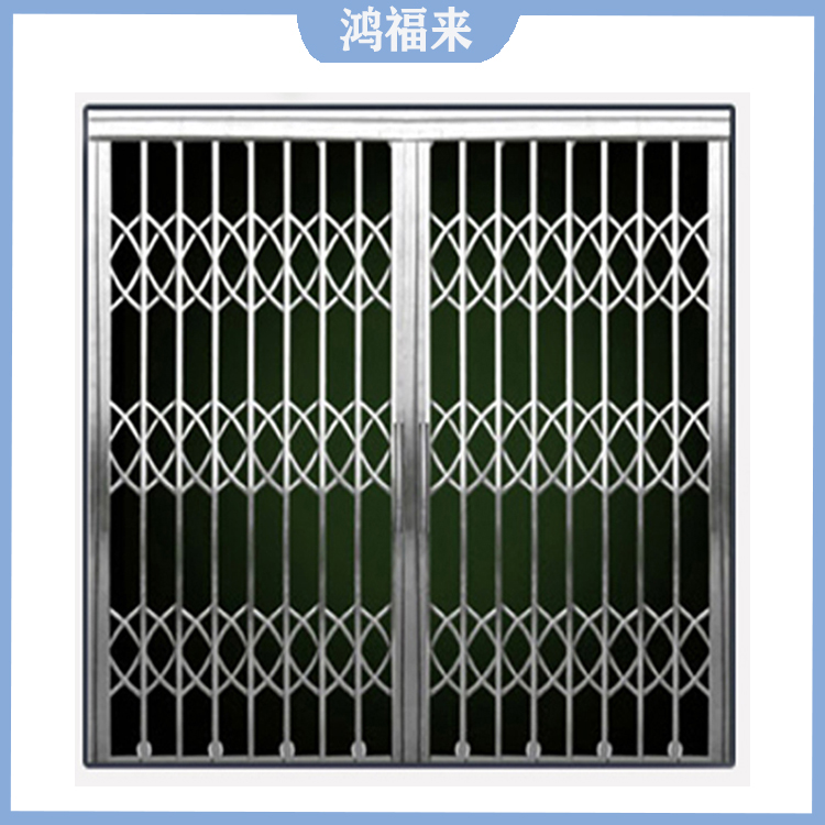 永年不锈钢304拉闸门 家用推拉门
