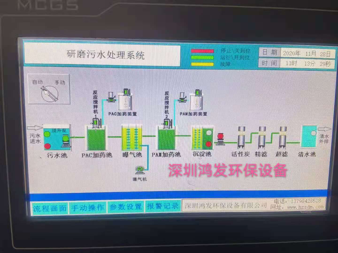 一体化污水处理设备 污水系统处理工程 电镀污水处理 深圳鸿发环保设备