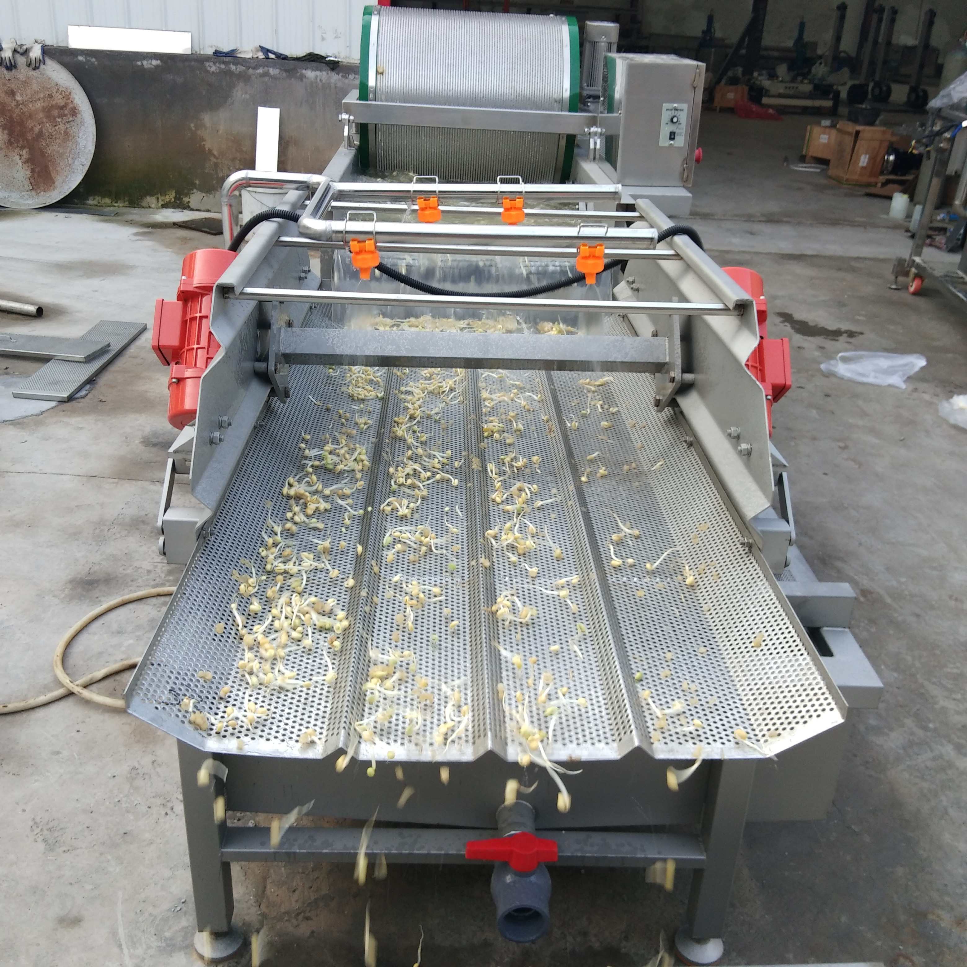   佳昊直销蔬菜加工气泡涡流式洗菜机 厨房商用洗菜机