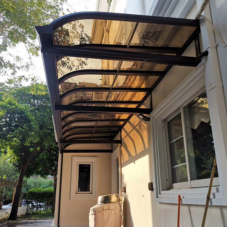 沈阳雨棚 露台棚厂家 精恒铝业