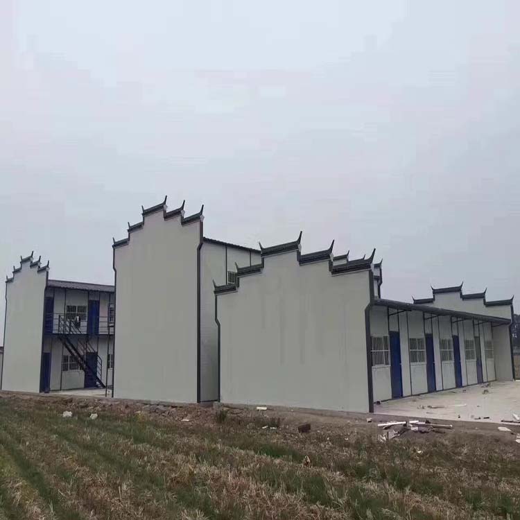 徽派建筑活动板房 移动活动板房 鑫万鸿定制 彩钢活动板房