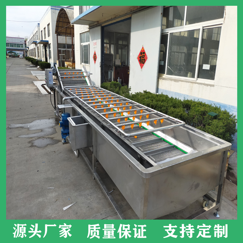 供应洗菜机 水果清洗机 商用多功能气泡式清洗设备 净菜加工流水线