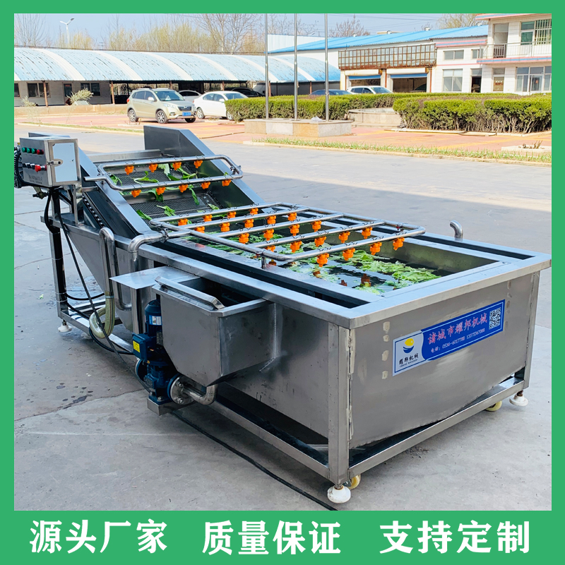 蔬菜气泡清洗机 科力德机械多功能高压喷淋清洗设备 净菜加工流水线 全自动洗菜机