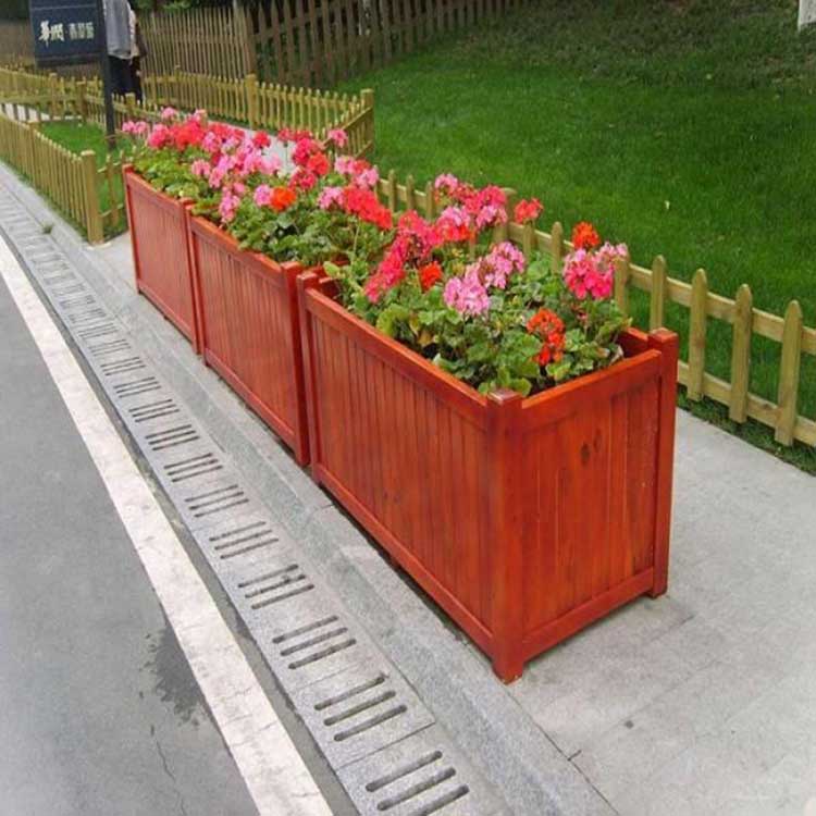 宏之大 防腐木花箱 市政园林组合花箱 绿色环保