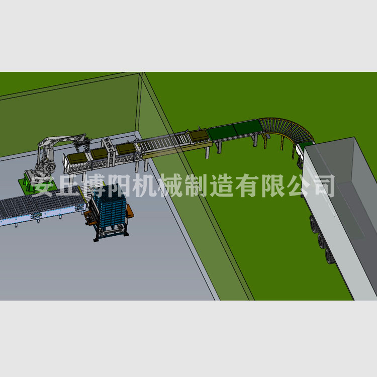 滑石粉自动装车机_袋料全自动装车机_智能装车机生产厂家