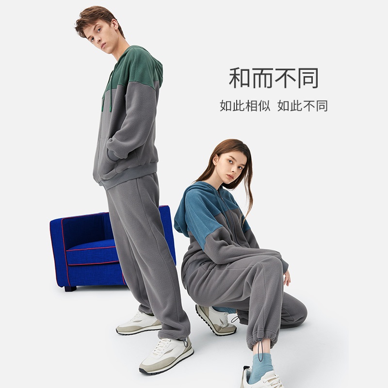 淳度queend女秋冬季2020年新款情侣睡衣珊瑚绒男士家居服睡衣