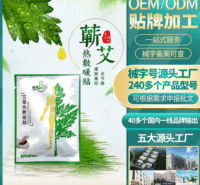 贴牌定制艾草热敷暖贴oem代加工 缓解关节膝盖疼痛自发热艾灸贴