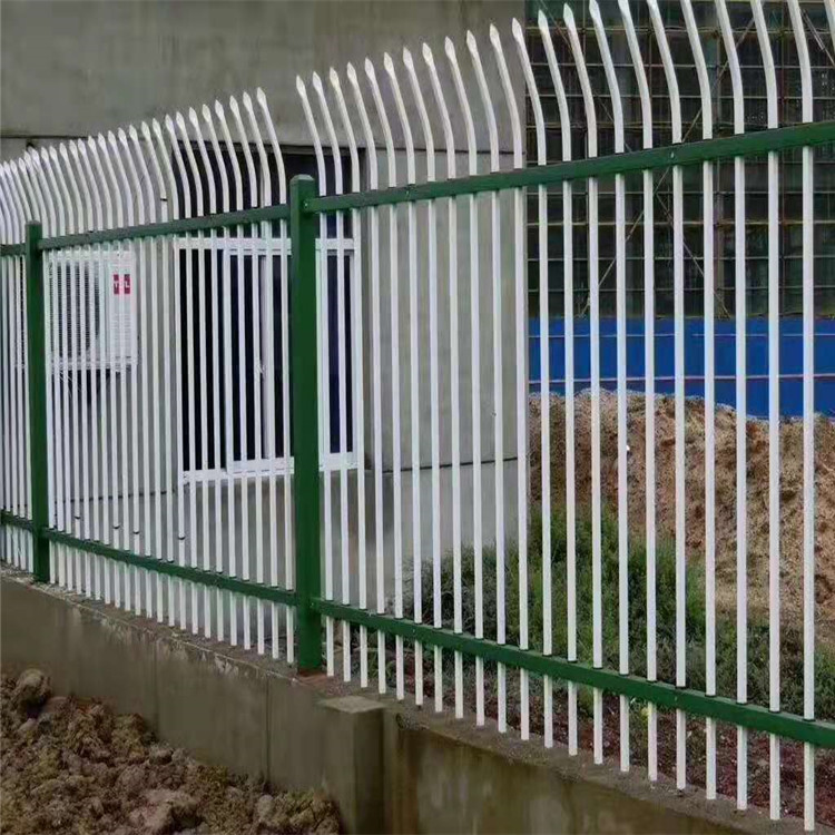 锌钢护栏 工地工厂铁艺锌钢护栏围栏 定制小区别墅喷塑锌钢围墙围栏