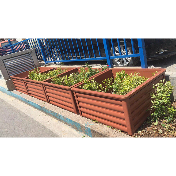 铝合金花箱 市政道路隔离花箱 室外种植箱花槽 批发报价