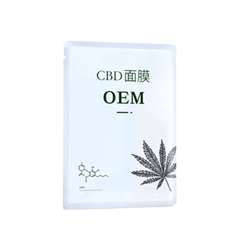 贴牌舒缓修护补水保湿护理面膜 CBD麻叶精华美肌面膜oem代加工