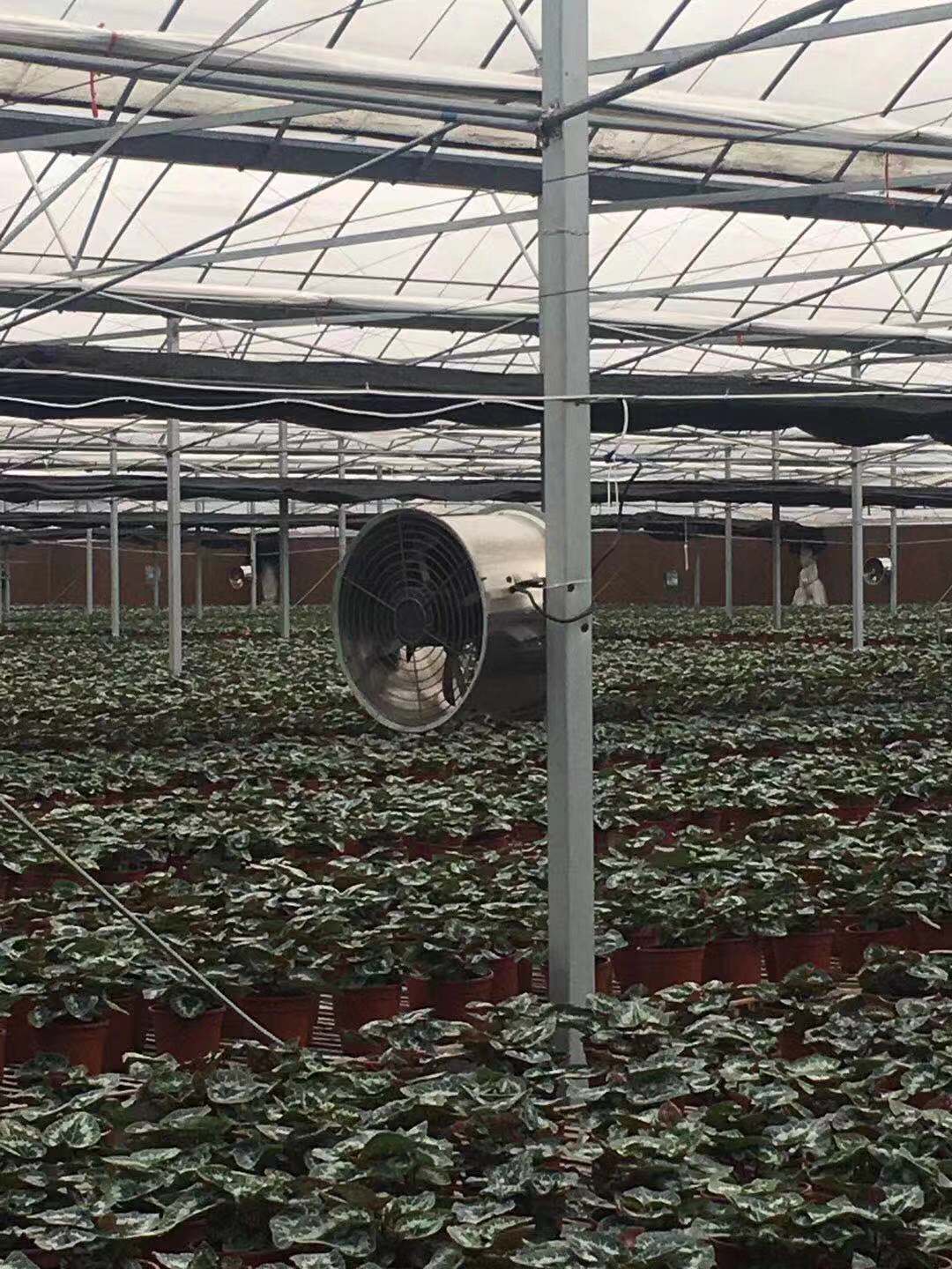 青州市朗嘉供应养殖专用全封闭式环流风机排风机安装