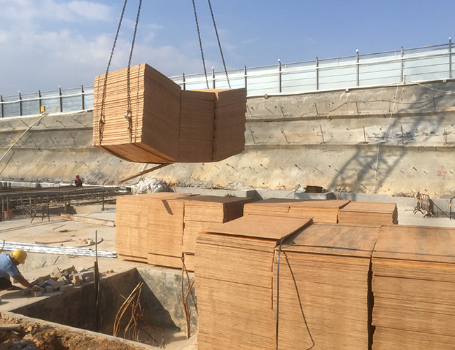 曲靖建筑模板批发_9层1.45公分建筑模板厂家直销