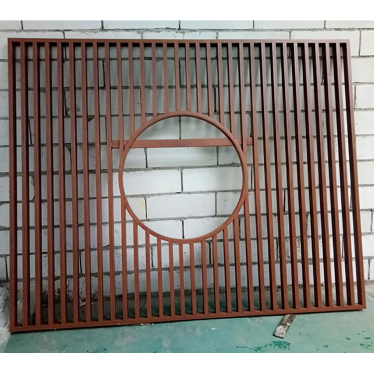 江西建筑仿古铝合金窗_木纹镂空铝单板_氟碳铝窗花