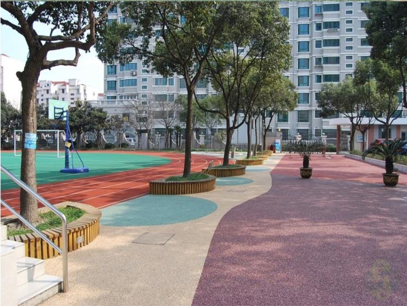 透水混凝土价格 透水地坪材料 透水路面报价 河北虹彩建材