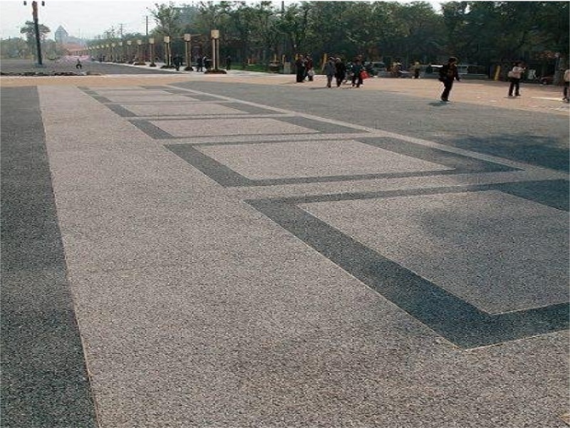 透水地坪地面 透水混凝土报价 透水路面价格 河北虹彩建材