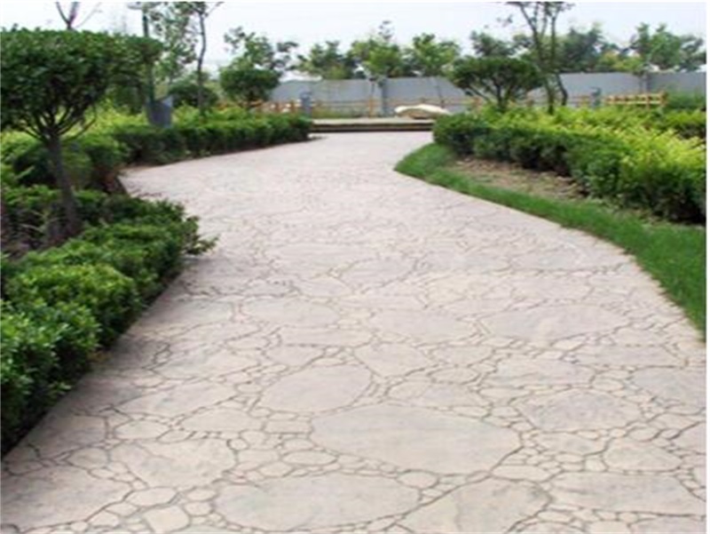 压印地坪价格 压花地坪模具 混凝土压膜地坪 河北虹彩建材