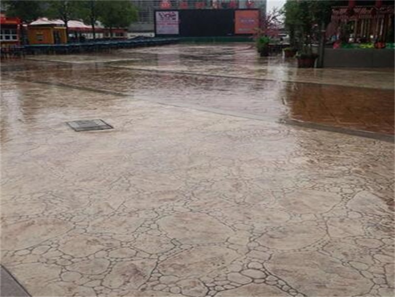 常德 压模地坪强化料 压模地坪脱膜粉 压模地坪模具 虹彩建材