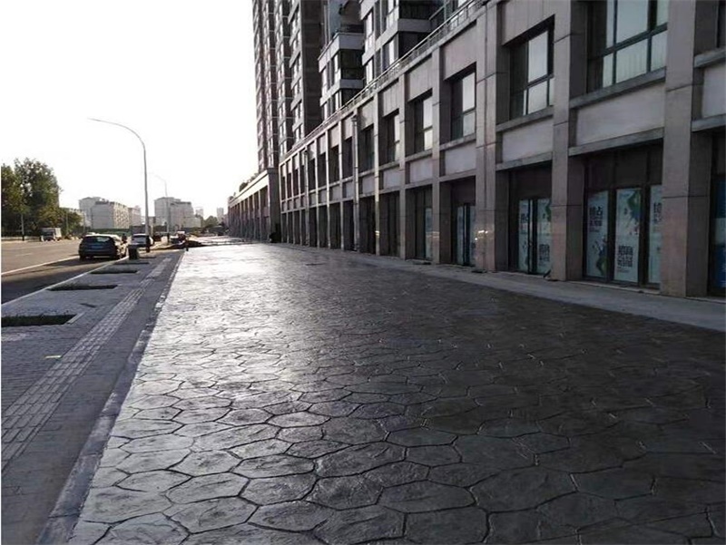 张家界 压模地坪造价 压模地坪多少钱 压模地坪厂家 虹彩建材