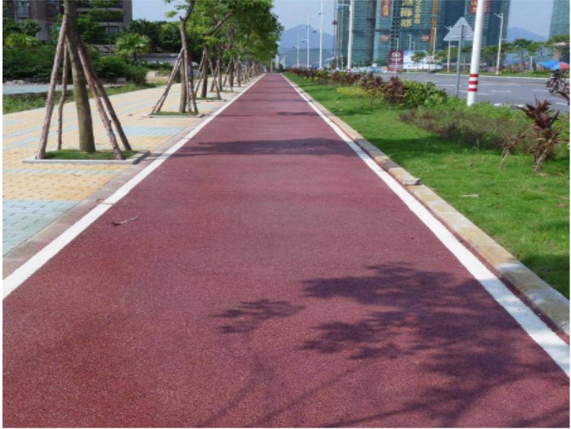 透水混凝土材料 透水地面厂家 透水地坪厂家 河北虹彩建材