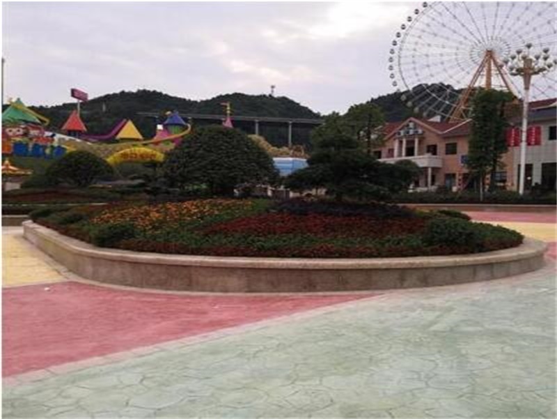 张家界 压模水泥地坪 压模混凝土价格 压模地坪强化料 虹彩建材